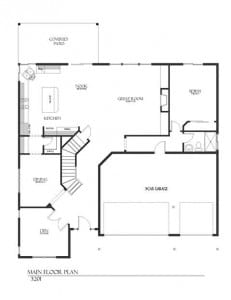 752 W T Street (CCH)  Floor Plan - Main 3201 sf